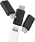 Lightning to USB C Adaptor for iPhone16 15 Pro Charging Adapter (3Pack)for Apple iPad Compatible for Samsung Galaxy Charger Female Cable Type C Male Jack Connector Data Port Android Converter WASRUYI