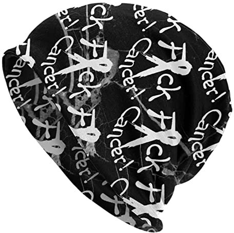 934 Strickmütze FCK Cancer Wintermütze Unisex Winter Mütze Leichtem Strickmützen Für Winter Skifahren Geschenke