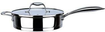 Lakeland Stainless Steel 24cm Lidded Sauté Pan