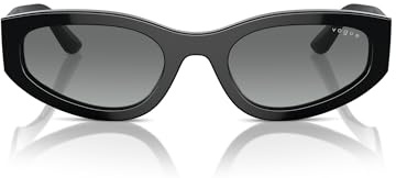 Vogue Eyewear Damen Vo5585s Sonnenbrille, Schwarz/Grau mit Farbverlauf, 54 mm