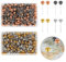 FAMCUCHE 400 Pieces Map Pins, Drawing Pins for Notice Board with Plastic Round Head and Steel Needle Points, 4 Colors Cork Board Pins for World Map, Cork Board, Fabric Marking, XXX-JE513958_01