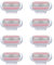 8 Pack Replacement Razor Blades for Gillette Venus Extra Smooth Women's Razor - 3 Layer Blade Design Refills Compatible With Venus Razors Effortless Glide, Easy to Replace (Pink)