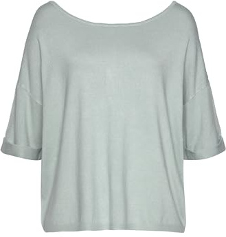 VIVANCE Damen Kurzarmpullover