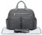 KONO Baby Wickeltasche Weekender Travel Windel Tote für Mama und Papa Convertible Messenger mit isolierten Taschen (große Tasche mit Wickelauflage dunkelgrau)