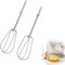 QTTRPCU 2 Stück Rührbesen für Handmixer, Rechts Links Quirl Mixer Schlagbesen Handrührer für Küchenmaschine