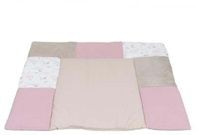 ULLENBOOM ® Wickelauflagenbezug 75x85 cm Märchenwald (Made in EU) - abnehmbarer Bezug für Wickelauflage 85x75, Baby Überzug für Wickelunterlage aus Baumwolle, Wickelbezug für Wickeltisch