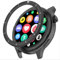 GIOPUEY Acero Inoxidable Anillo para Xiaomi Watch S4/Watch S3, Bezel Styling Ring Adhesive Cover Protector Anti arañazos y colisiones - E-Black
