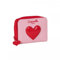 Camomilla Milano Portafoglio Medium Wallet Seven Rosa Linea Love Me 7 Sezioni 2 Tasche Cerniera Bi-Fold Plastica Ragazza