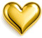 Brosche in Herzform, goldfarben, Damen-Brosche, 3D-Metall, originelles Geschenk zum Muttertag, französischer Pin | modisches Accessoire zum Valentinstag | Modeschmuck in Herzform für Jacke oder Tasche