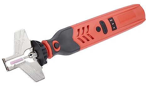Greensen Professioneller Akku-Kettensäbenschärfer 5000-18000 U/min, 2000mAh Lithium-Akku (40-60 Min), Für Holz-, Stein- & Gartenschnitt, Robuste ABS+Stahl Konstruktion