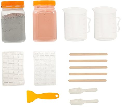 Homoyoyo Kit de Fabrication de Mini Briques en Silicone 1 Set Plusieurs Styles Outil Miniature DIY, pour Création de Scènes de Sable Plusieurs Styles pour Table à Sable pour Garçon et Filles