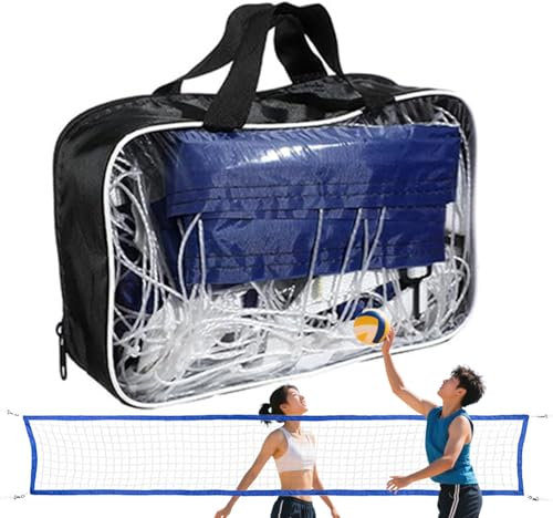 Filet de Volleyball pour Piscine - Remplacement de Filet de Volley pour Piscine,Jouet Sportif Réglable pour Usage en Extérieur pour Adultes et dans Le Jardin, l'Arrière-Cour, à la Plage et