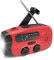 Solar Emergency Hand Crank Weather Radio, Wind up Fm Radio with SOS Alarm LED Flashlight, 2000mAh Smartphone USB Charger, AM/FM Emergency Radio with LED Torch for Outdoor Camping Hiking