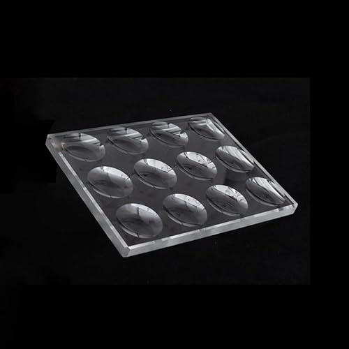 microscope slides, 5mm Thickness Circular Concave Cavity Biological Microscope Slide Optical Glass Multiple Wells Optional(2 wells)
