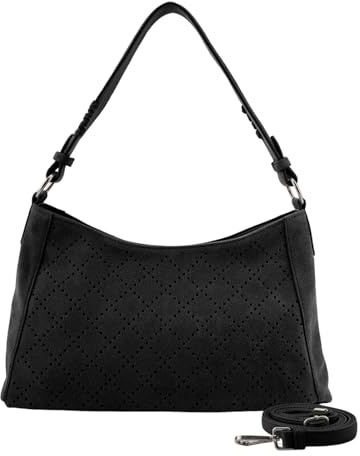 FREDsBRUDER Leder Schultertasche Umhängetasche Hey Lovely Collection Shoulder Bag Black schwarz
