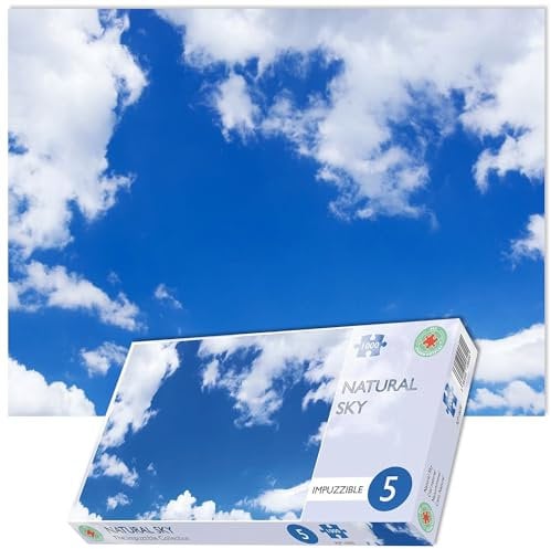 Natural Sky Impuzzible 1000-Piece Jigsaw Puzzle – Ultra-Difficult Cloud & Sky – Challenging for Adults & Puzzle Enthusiasts