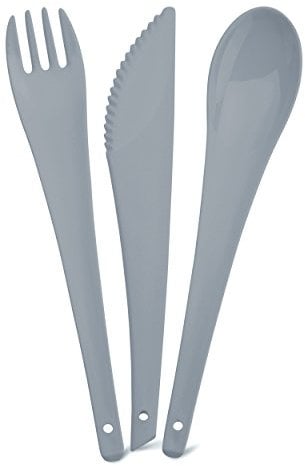 Koziol 3036632 Rio Besteck-Set, Thermoplast, Cool Grey