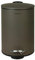 blomus -TUBO- Treteimer aus pulverbeschichtetem Stahl, Tarmac, 3L Fassungsvermögen, Smart-Close-System, entnehmbarer Eimer, exklusives Badaccessoire (H / B / T: 24,5 x 17 x 17 cm, Tarmac, 69159)