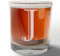 Etched Monogram 325ml Whiskey Rocks Glass (Letter J), A-Z Customised Bourbon Gin Rum Gifts Men, Personalised Whisky Tumbler Glass, Custom Engraved Gifts for Him, Initial, Name, Birthday, Retirement