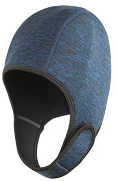 Stecto Bonnet de plongée en néoprène réglable pour surf, plongée, kayak, rafting, thermique avec tuba