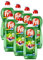Pril 5 Plus Original Frische Minze, Handgeschirrspülmittel, (7 x 675 ml) mit selbstaktiver Fettlösekraft