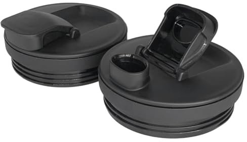 2 Pack Dia. 9.4cm Flip Top To-Go Lid Compatible with Nutri Ninja Cup Auto-iQ Ninja BN750UK/bn495uk/CB100UK/bn800uk/BL480/BL480D/481/482/486/487/450/488W/490/491/492/492W/640/642/642W/642Z/680A/682
