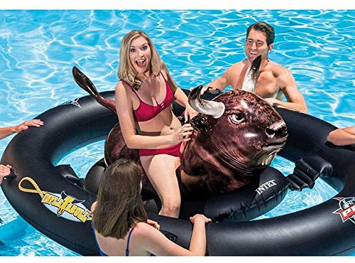 Luftmatratze Pool Schwimmring Erwachsene Airbetten Sommer Kinder Matador Mounts Party Erwachsene PVC Schwimmen Wasser Aufblasbare Spielzeug Floating 2. 39m* 1. 96m* 81 cm zum Abkühlen im Pool