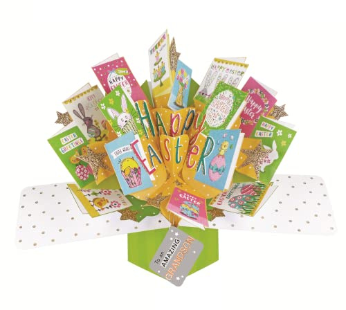 Easter Card To An Amazing Grandson Happy Easter 3D Pop Up Card With Mini Cards POP007EGSon