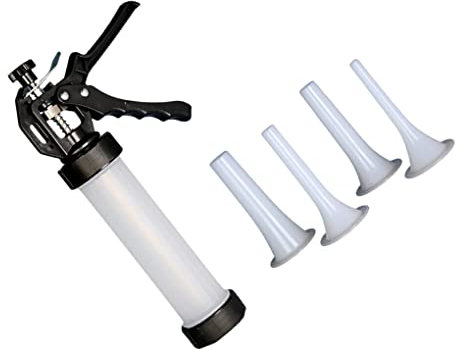 EIOLWJIEO Máquina para hacer churros profesional, herramienta para, dispensador de salchichas portátil de cocina, máquina de llenado ligera de grande