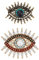 AHANDMAKER Lot de 2 broches porte-bonheur en cristal imitation perle vintage pour mariage, bal de promo, boucle, pull, sac, décoration, Strass