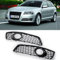 Front Central Grill para Audi A3 8P 2008-2012, Parrilla de Carreras Modifica Rejilla Malla para Parachoques Delantero Coche,A