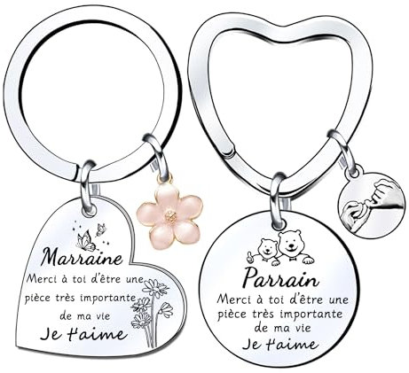 QTZXZX Demande Parrain Marraine Porte clef veux tu etre ma marraine Cadeau Naissance Annonce Grossesse Marraine Demande original Veux tu être marraine parrain demande (1)