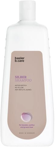 Basler Silber Shampoo 1 Liter | Silber Shampoo für blondiertes Haar | Silber Shampoo ohne Silikone