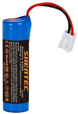 Shentec 3.7V 3500mAh Li-ion akku für Fenster-Reiniger,Ersatzakku für Leifheit Dry&Clean 51000, 51002, 51113, 51114