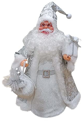 Santa Claus Christmas Tree Top Star Topper - Elderly Forest Tree Topper for Home, Balcony, Indoor, Outdoor