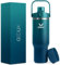GEDUX 1200ml Edelstahl Tumbler mit Griff und Strohhalm, Vakuumisolierte Wasserflasche mit 2-in-1 Deckel (Schluckdeckel/Straw Deckel) und Silikonboden