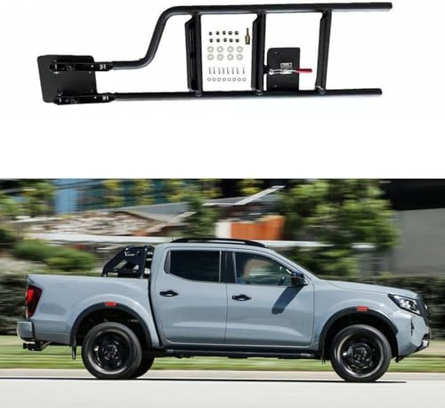 ANYANH Auto Heckklappe Leiter für Nissan Navara NP300 D23 2014-2024, Heckklappe montiert Leiter Hintertür Leiter Schwanz Tür Leiter Auto Conversion
