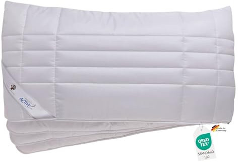 Dormabell Active Air Kopfkissen 40x80 cm – Leicht, luftig & atmungsaktiv – Anpassbare Höhe (VIS) – Antibakterielle Spezial-Hohlfaser – Waschbar bis 60°C – Trocknergeeignet – Made in Germany