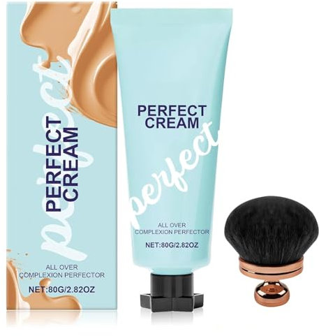 All Over Complexion Perfector, mit bürsten, Body Coverage Perfector für Beine, Long-Lasting CC Cream Foundation, Waterproof Skin Tint, Hydrating Full Coverage Concealer (Natural)