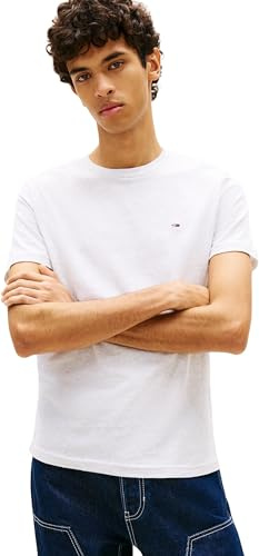 Tommy Jeans Herren T-Shirt Kurzarm Slim Fit