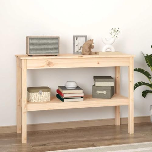 Générique Table Console 110x40x75 cm Bois Massif de pin,Meubles,Tables,Tables Basses et Tables d'appoint,Tables d'appoint,814299