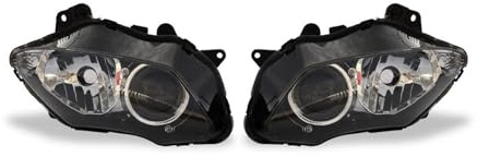 CPXCTZFZUB Für YZF 1000 R1 2007 2008 Kopf Lampe Scheinwerfer Montage Motorrad Licht Motorradscheinwerfer