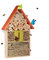 Relaxdays Insektenhotel für Schmetterlinge, Käfer, Bienenhaus zum Aufhängen, Balkon, HxBxT: 47 x 31 x 7 cm, bunt
