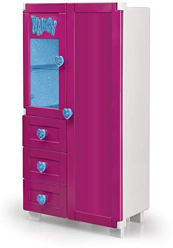 Nancy - Dreamy Kleiderschrank mit Licht und Aufhänger für Jungen und Mädchen ab 3 Jahren, Multicolor (Famosa 700015137)