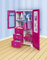 Nancy - Dreamy Kleiderschrank mit Licht und Aufhänger für Jungen und Mädchen ab 3 Jahren, Multicolor (Famosa 700015137)