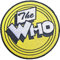 The Who Patch Yellow Circle Band Logo Official Yellow Embroidered Woven Iron on Taglia unica