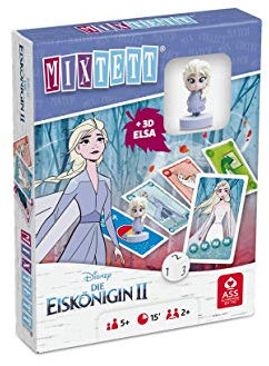Disney Die Eiskönigin 2 - Mixtett Kartenspiel mit Spielfigur ELSA