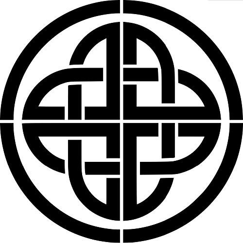 Celtic Knoten Wachspapier Wand Spezielles Design Vinyl Home Decoration Kunst Wandbild Removab