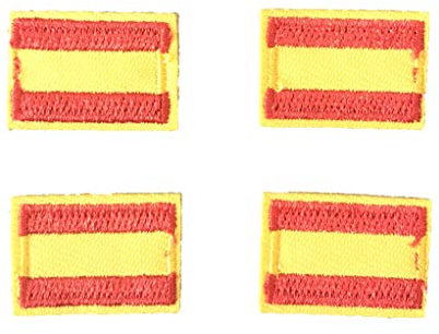 Parche Bordado Bandera España sin Escudo 2.2cm Para Planchar o Coser