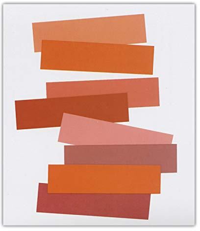 Josef Albers Schild V-3 Dekoratives Bild auf Leinwand, Ölgemälde, abstrakte Kunstwerke, Poster, Gemälde, Wanddekoration, Heimdekoration, 60 x 105 cm, ungerahmt